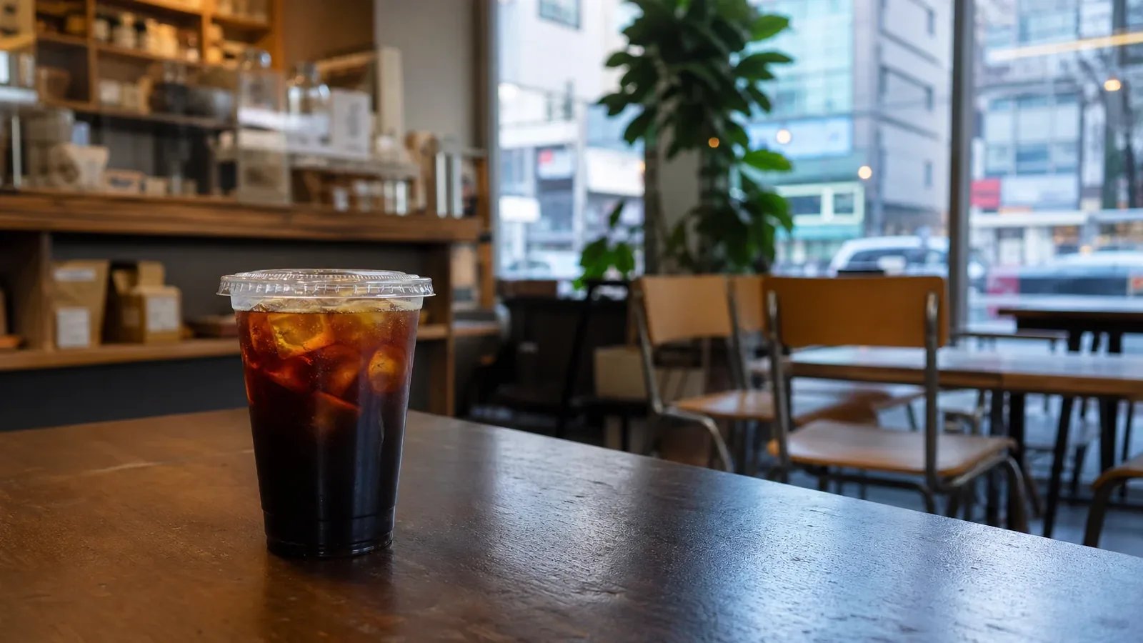 강남 지역 cafe 방문 전 확인사항을 소개하는 사실적인 참고 이미지