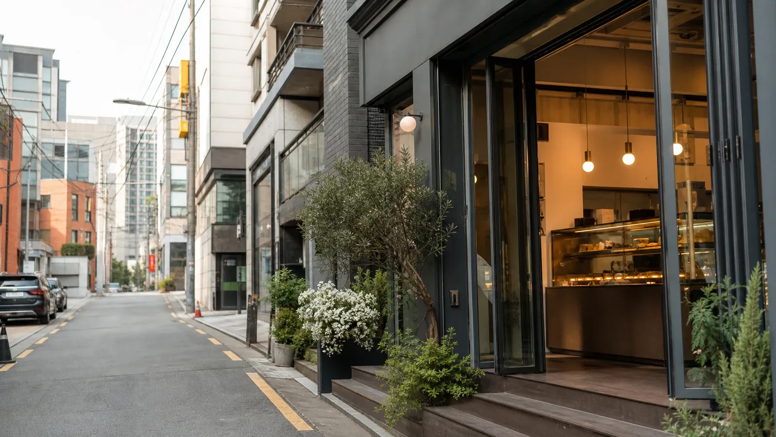 강남 지역 recommendation 방문 전 확인사항을 소개하는 사실적인 참고 이미지