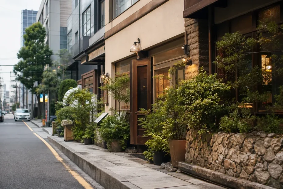 강남 지역 review 방문 전 확인사항을 소개하는 사실적인 참고 이미지